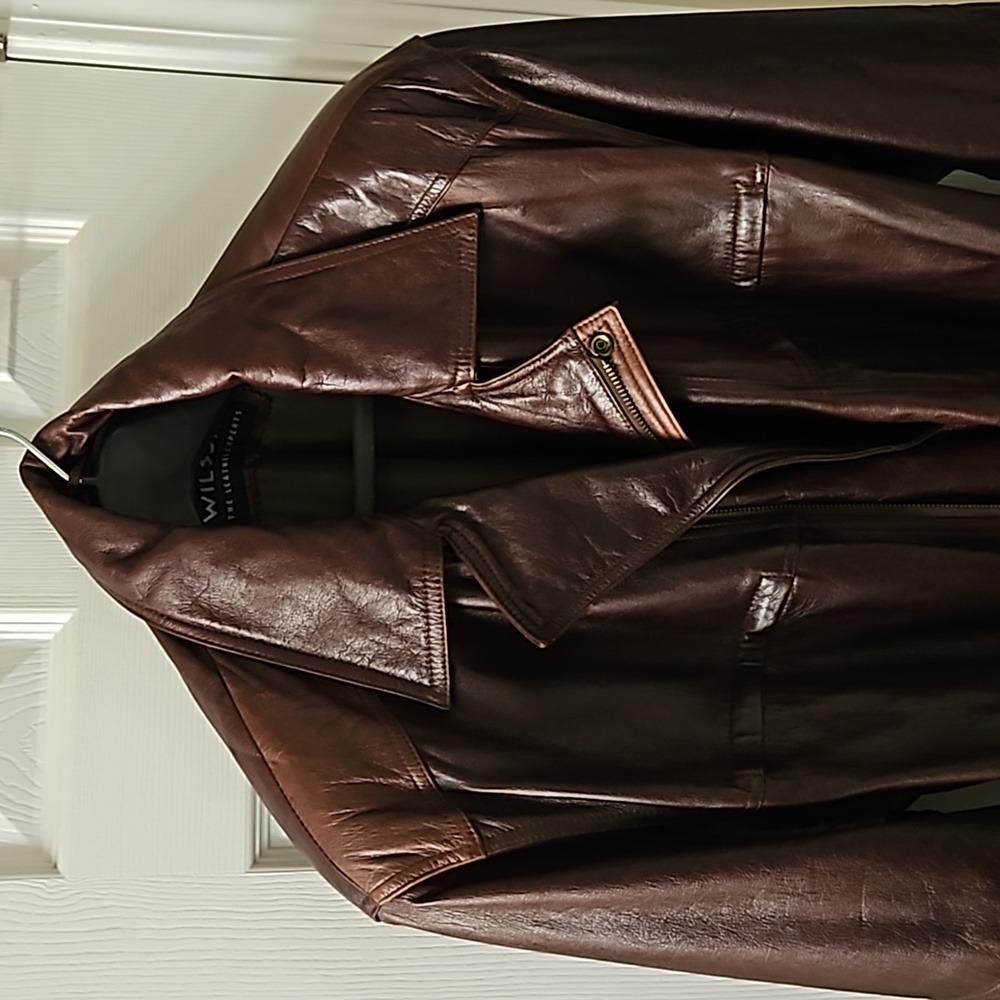 Wilsons 3/4 length leather Coat